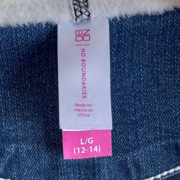 Blue jean and Cotton Hoodie - Picture 2 of 6